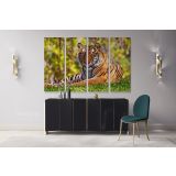 Large Tiger wall art Wild Animals Canvas Wall Art - Image 4
