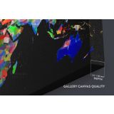 Geometric Design World Map World Map Wall Art World Map Canvas Large World Map Canvas Wall Art - Image 6
