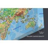 Giant World Map Atlas Geography Political Canvas Wall Art - Image 6