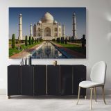 Taj Mahal Landscape Wall Art Nursery 7 Wonders of the World Canvas Wall Art
