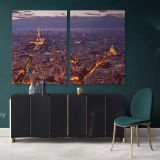 Eiffel Tower Paris France wall art Images Pictures Of Paris Canvas Wall Art - Image 2