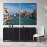 Venice Cityscape with Sky and Water Canvas Wall Art - Image 2