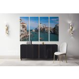 Venice Cityscape with Sky and Water Canvas Wall Art - Image 4