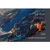 London City Skyline at Dawn Landscape Tower Bridge Big Ben Westminster Canvas Wall Art - Image 6