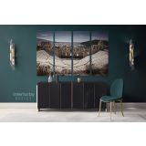 Odeon of Herodes Atticus at the Acropolis Athens Greece Landscape Canvas Wall Art - Image 4
