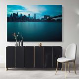 Empire State Building Skyscraper in New York City Landscape Canvas Wall Art