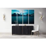 Empire State Building Skyscraper in New York City Landscape Canvas Wall Art - Image 4