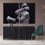 Michael Jordan Poster Basketball Canvas Wall Art - Image 3