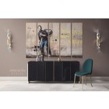 Happy New Year Modern Art Banksy Graffiti Street Arts Urban Canvas Wall Art - Image 5