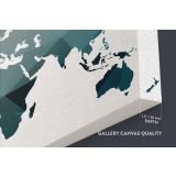 Abstract Large World Map wall art World Map Wall Art Office Wall Decor Modern Wall Canvas Wall Art - Image 6