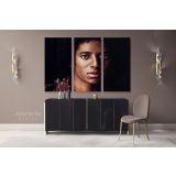 King of Pop Michael Jackson Art Canvas Mj Dance Moves Wall Art Print Poster Framed Canvas - Image 3