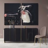 Michael Jackson King of Pop Wall Art Canvas Personalised Poster Framed Canvas - Image 2
