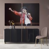 Michael Jackson King of Pop Singers Canvas Mj Dance Moves Print Personalised Poster Framed Canvas - Image 2