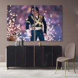 Michael Jackson on Stage Pop Singer Moon Walk Personalised Canvas Dance Moves Print Poster Frame - Image 2