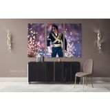 Michael Jackson on Stage Pop Singer Moon Walk Personalised Canvas Dance Moves Print Poster Frame - Image 3