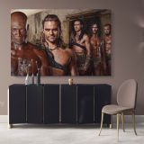 Spartacus Canvas Movie Wall Arts Framed Printed Poster Kids Gaming Zone -, Kids Room Canvas Wall Art
