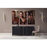 Spartacus Canvas Movie Wall Arts Framed Printed Poster Kids Gaming Zone -, Kids Room Canvas Wall Art - Image 3