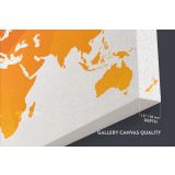 Modern Abstract World Map wall art Bright Different Colors Wall Art Modern wall art Canvas Wall Art - Image 6