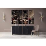 Spartan Warrior Battle Canvas Wall Art - Image 4