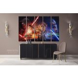 The Last Jedi Star Wars Collage Canvas Wall Art - Image 5