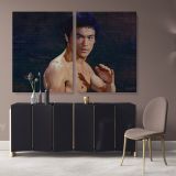 Bruce Lee Poster Martial Art Dragons Canvas Wall Art - Image 2