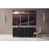 Star Wars Millennium Falcon Spaceship Canvas Wall Art - Image 3