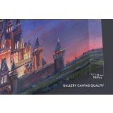 Painting Gouache Disney Castle, Jessy Roig Canvas Wall Art - Image 6
