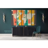 Modern Wall Map Large Colorful Canvas Nursery Wall Art Office Wall For Canvas Wall Art - Image 5