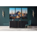 Mosque Canvas Hagia Sophia in Istanbul, Turkey Wall Canvas Wall Art - Image 3