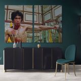 Bruce Lee wall art Martial Art Dragons Canvas Wall Art - Image 2