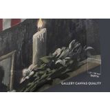 Real Life Version of Banksys Get Out While you can Canvas Street Graffiti George Canvas Wall Art - Image 6