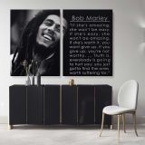 Bob Marley Positive Quotes Art Canvas Bob Marley Art Canvas Wall Art - Image 2