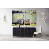 Banksy Style Life Is Short Chill The Duck Out Kids Canvas Wall Art - Image 4