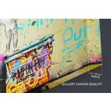 Banksy Style Life Is Short Chill The Duck Out Kids Canvas Wall Art - Image 6