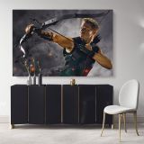 Hawkeye Avengers Poster Marvel Comics Superhero Movie Illustration Giclee Canvas Wall Art