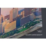 Pittsburgh wall art Pittsburgh City at Dusk Sunset Canvas Wall Art - Image 5