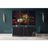White Magnolia Flower Canvas Wall Art - Image 3