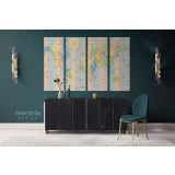 Highly Detailed Official Political World Map Canvas World Atlas Time Zone Map wall Canvas Wall Art - Image 4