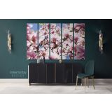 Pink Magnolia Flower wall art Floral Wall Art Decoration Magnolia Flower Canvas Wall Art - Image 5