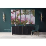 Pink Magnolia Flower wall art Floral Wall Art Magnolia Flower Canvas Wall Art - Image 5