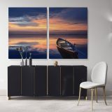 Boat Scenery wall art on Canvas Wall Art - Image 2