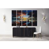 Boat Scenery wall art on Canvas Wall Art - Image 5