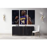 kobe bryant wall art or mamba mentality wall art basketball player sports hangings Canvas Wall Art - Image 3