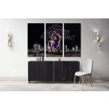 Basketball Player Kobe Bryant Canvas Wall Art - Image 3