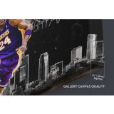 Basketball Player Kobe Bryant Canvas Wall Art - Image 6