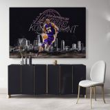 Basketball Player Kobe Bryant Canvas Wall Art