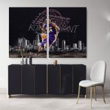 Basketball Player Kobe Bryant Canvas Wall Art - Image 2