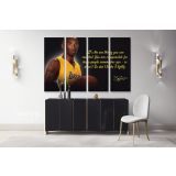 Basketball Player Kobe Bryant Motivational Quotes Canvas Wall Art - Image 4