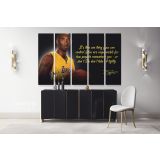 Basketball Player Kobe Bryant Motivational Quotes Canvas Wall Art - Image 5