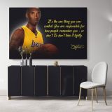 Basketball Player Kobe Bryant Motivational Quotes Canvas Wall Art